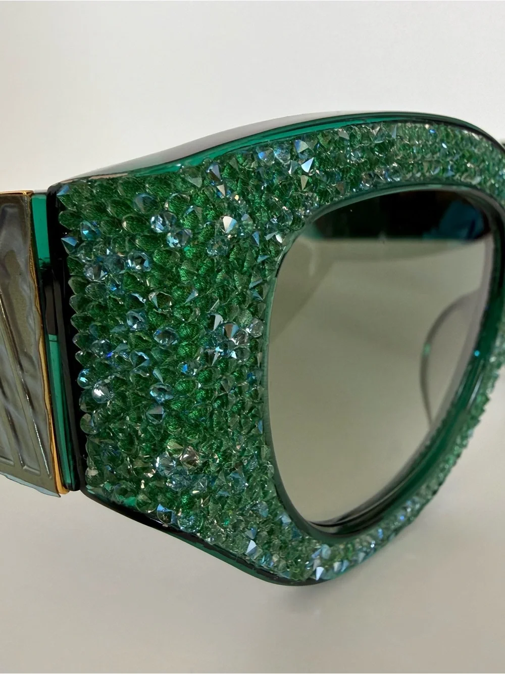 NEW!!! Anna-Karin Karlsson women emerald green sunglasses Limited Edition 1750$